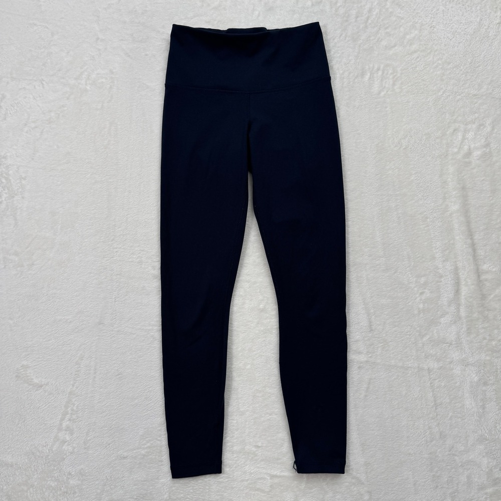 90 Degree by Reflex Leggings Womens XS Navy Blue High Rise Activewear